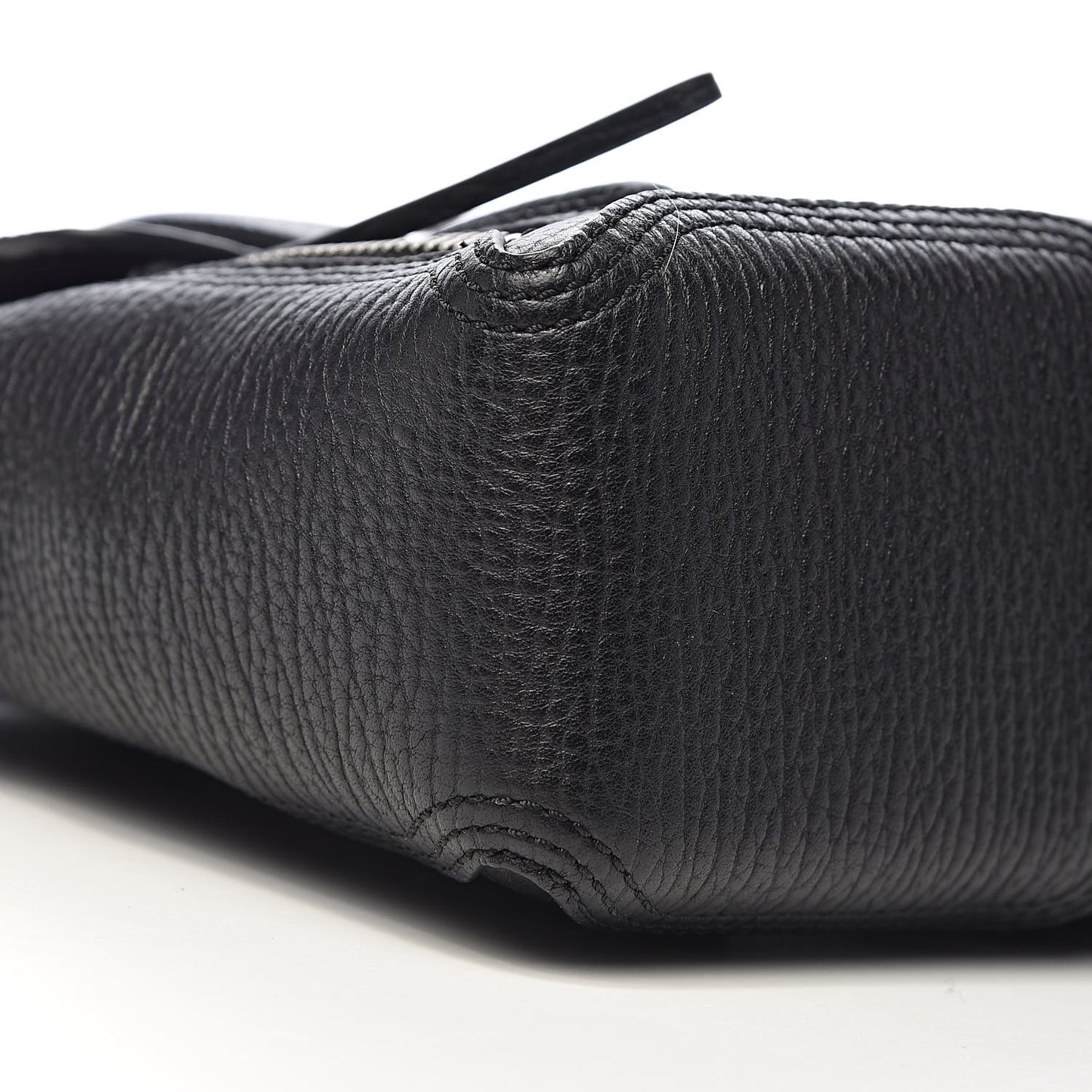 3.1 Textured Calfskin Mini Pashli Satchel Black