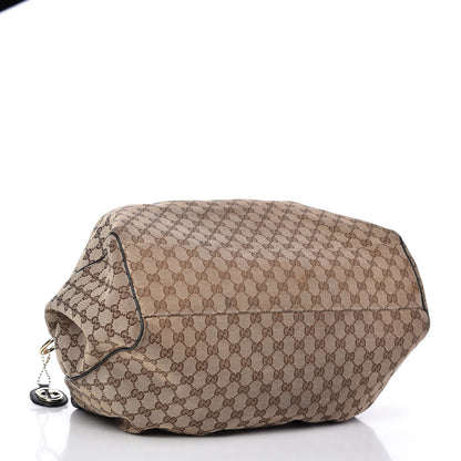 Gucci Monogram Large Sukey Tote Beige Ebony Black 4 of 12
