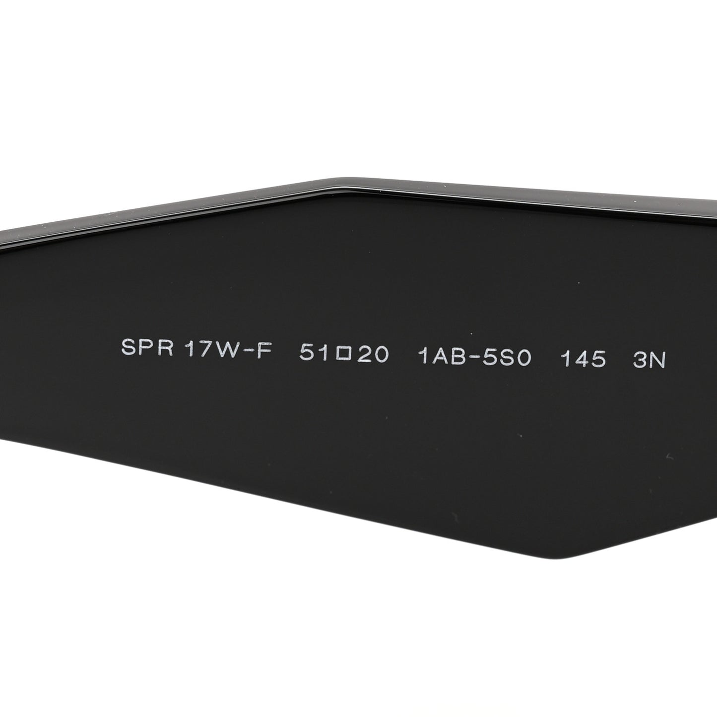 Acetate Symbole Sunglasses SPR 17W Black