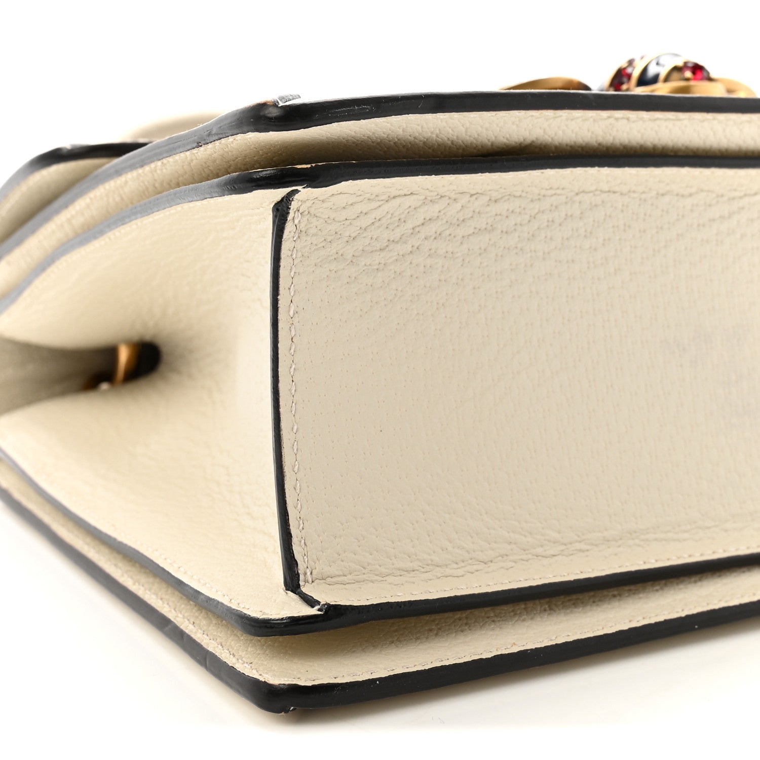 Gucci GG Supreme Monogram Small Queen Margaret Top Handle Bag White 9 of 10