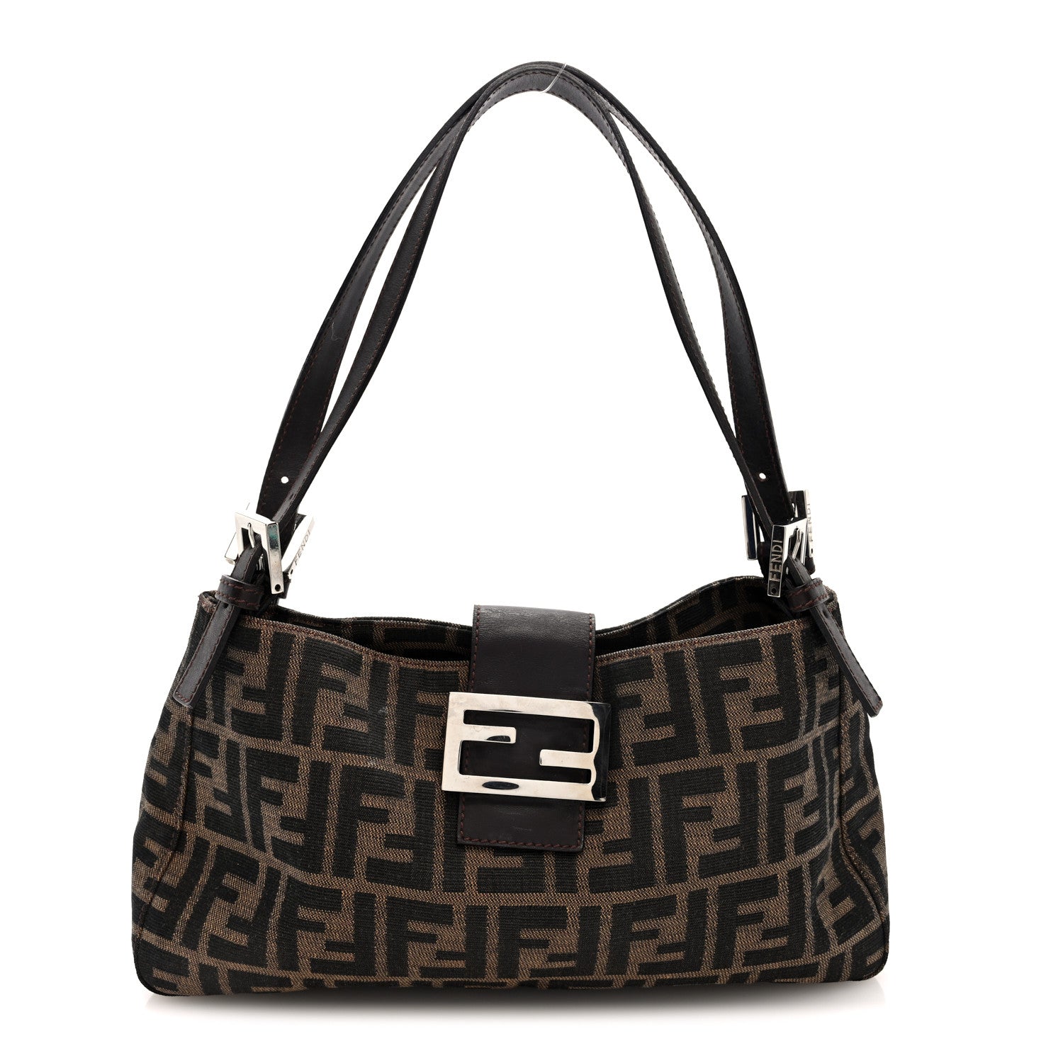 Fendi Zucca Shoulder Bag Tobacco 1 of 9