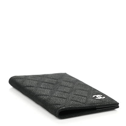 Chanel Iridescent Caviar Quilted Passport Holder Black 4 of 7