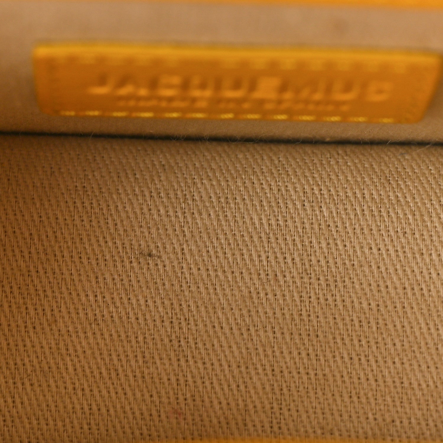 Jacquemus Grained Calfskin Le Chiquito Dark Yellow 12 of 14