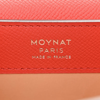 Moynat Carat Calfskin Rejane PM Coral 6 of 12