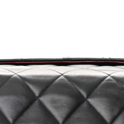 Chanel Lambskin Quilted XL Jumbo Single Flap Black 24 of 24