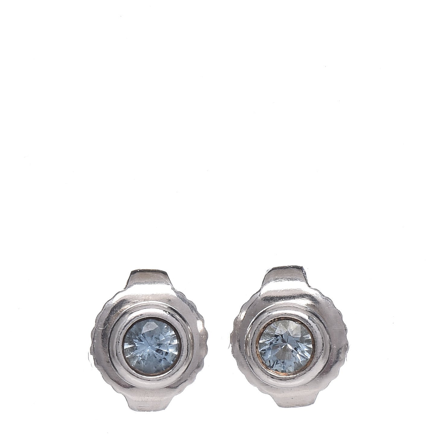 Sterling Silver Aquamarine Color By The Yard Earrings