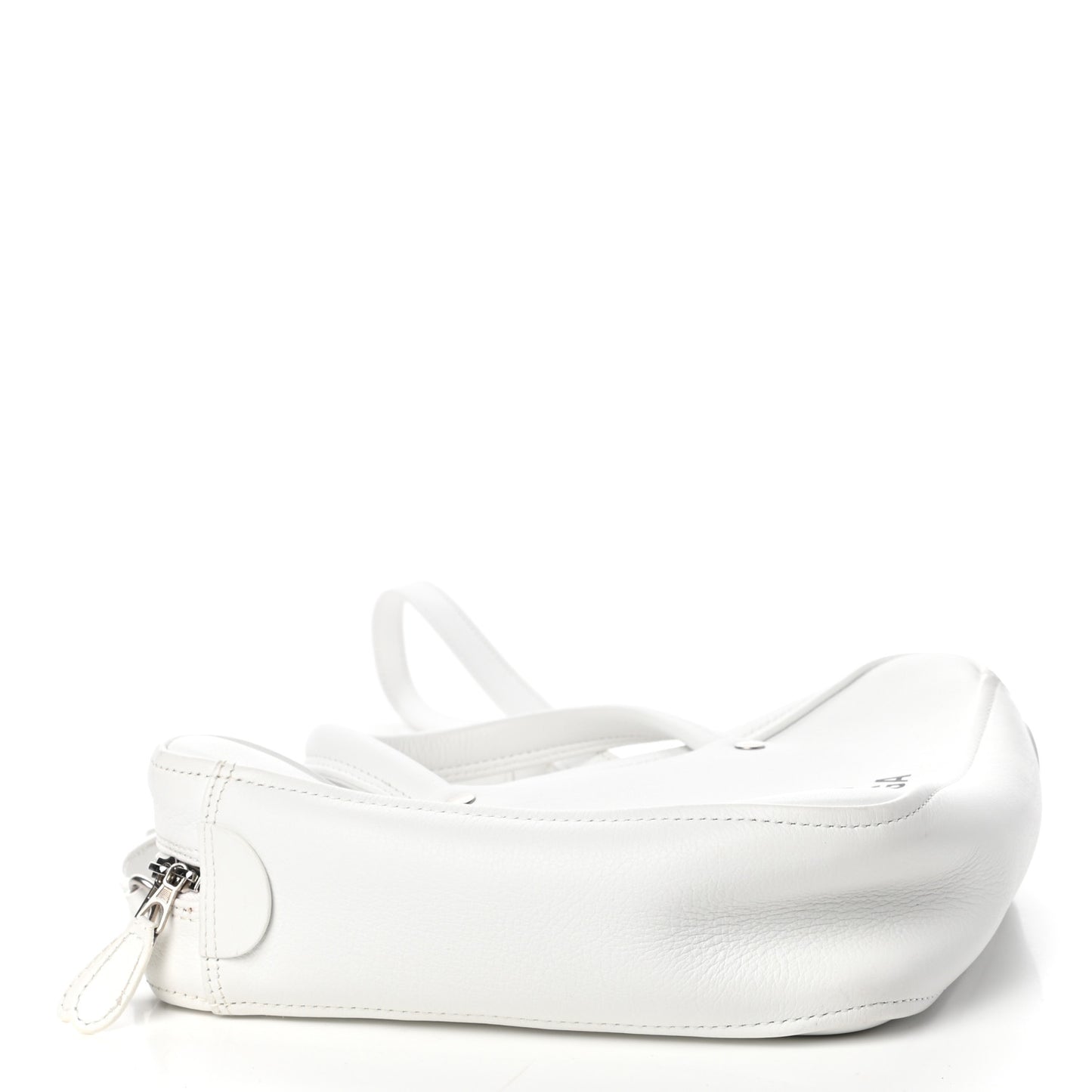 Calfskin XS Triangle Duffle White
