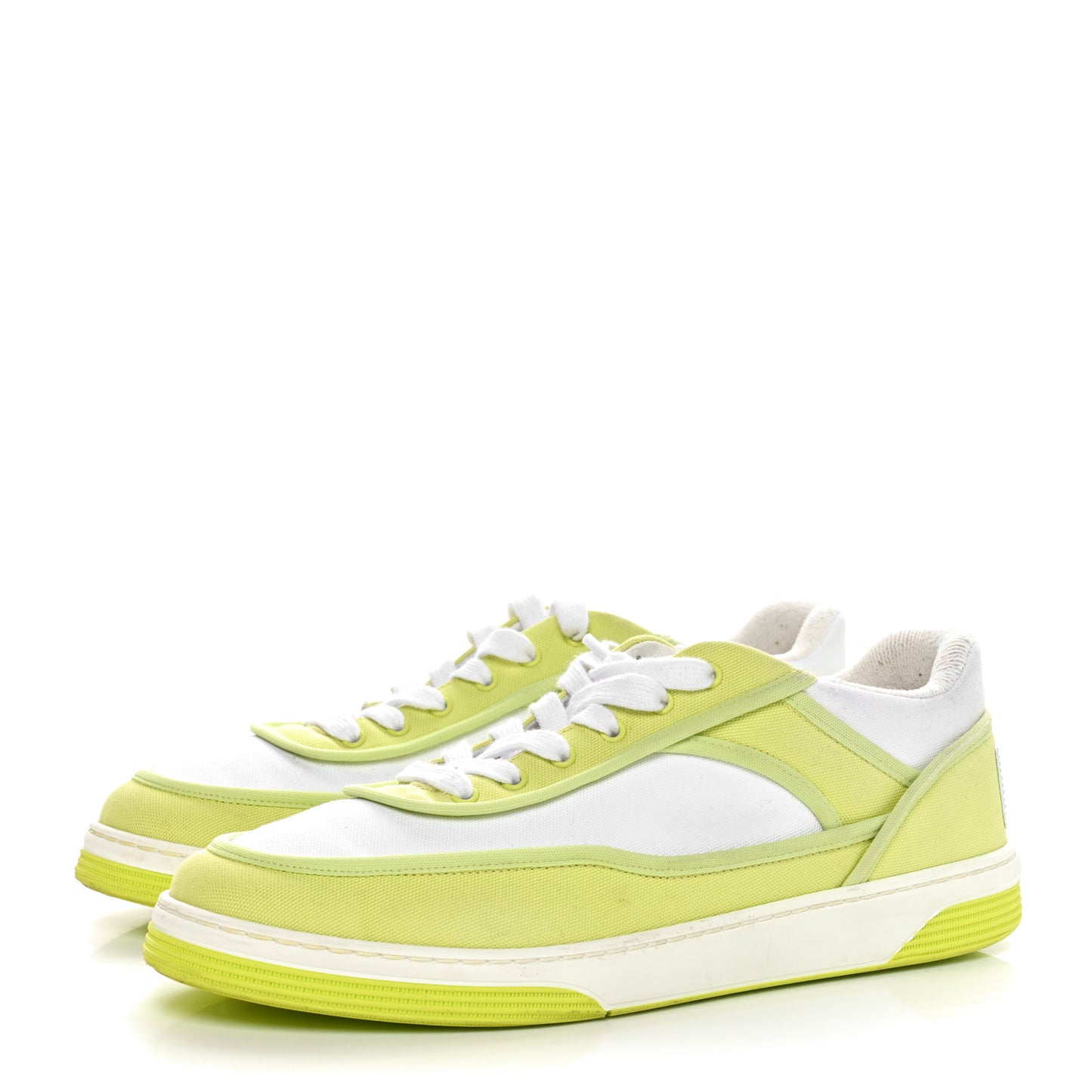 Fabric Womens Logo Sneakers 39 Green