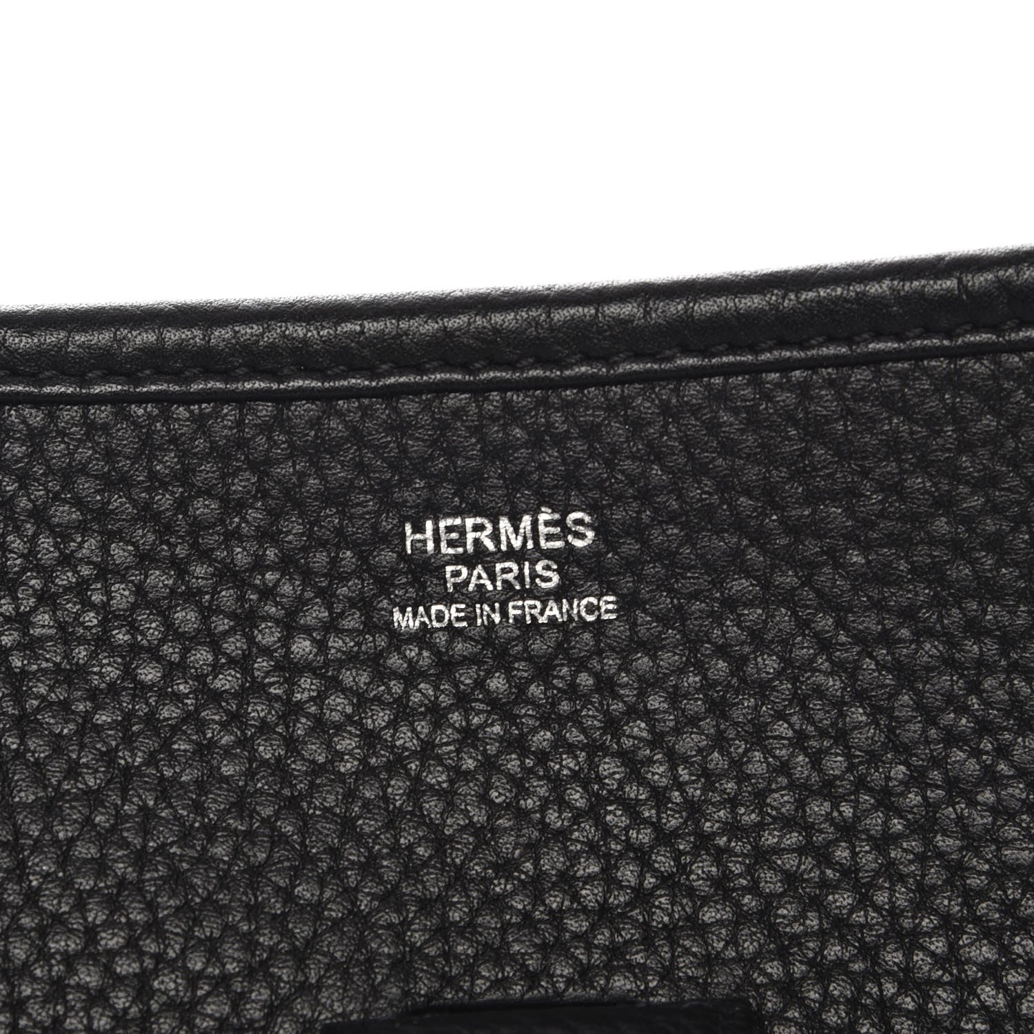 Hermes Taurillon Clemence Evelyne III GM Black 6 of 7