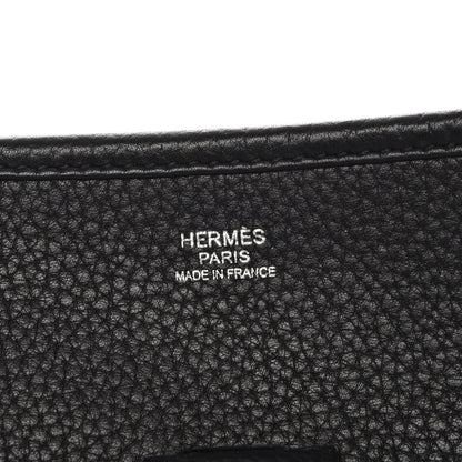 Hermes Taurillon Clemence Evelyne III GM Black 6 of 7