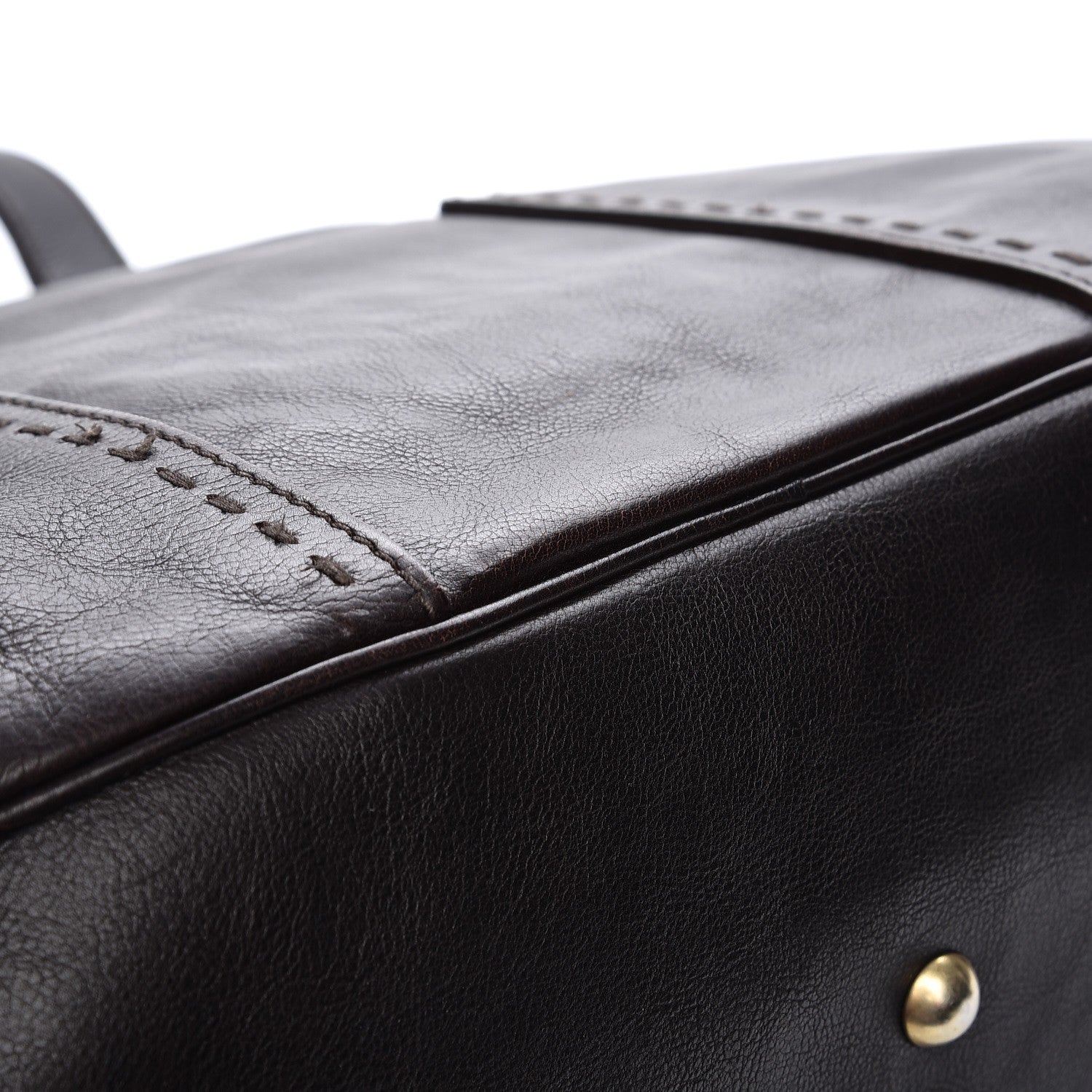 Saint Laurent Calfskin Large Muse Dark Brown 13 of 17
