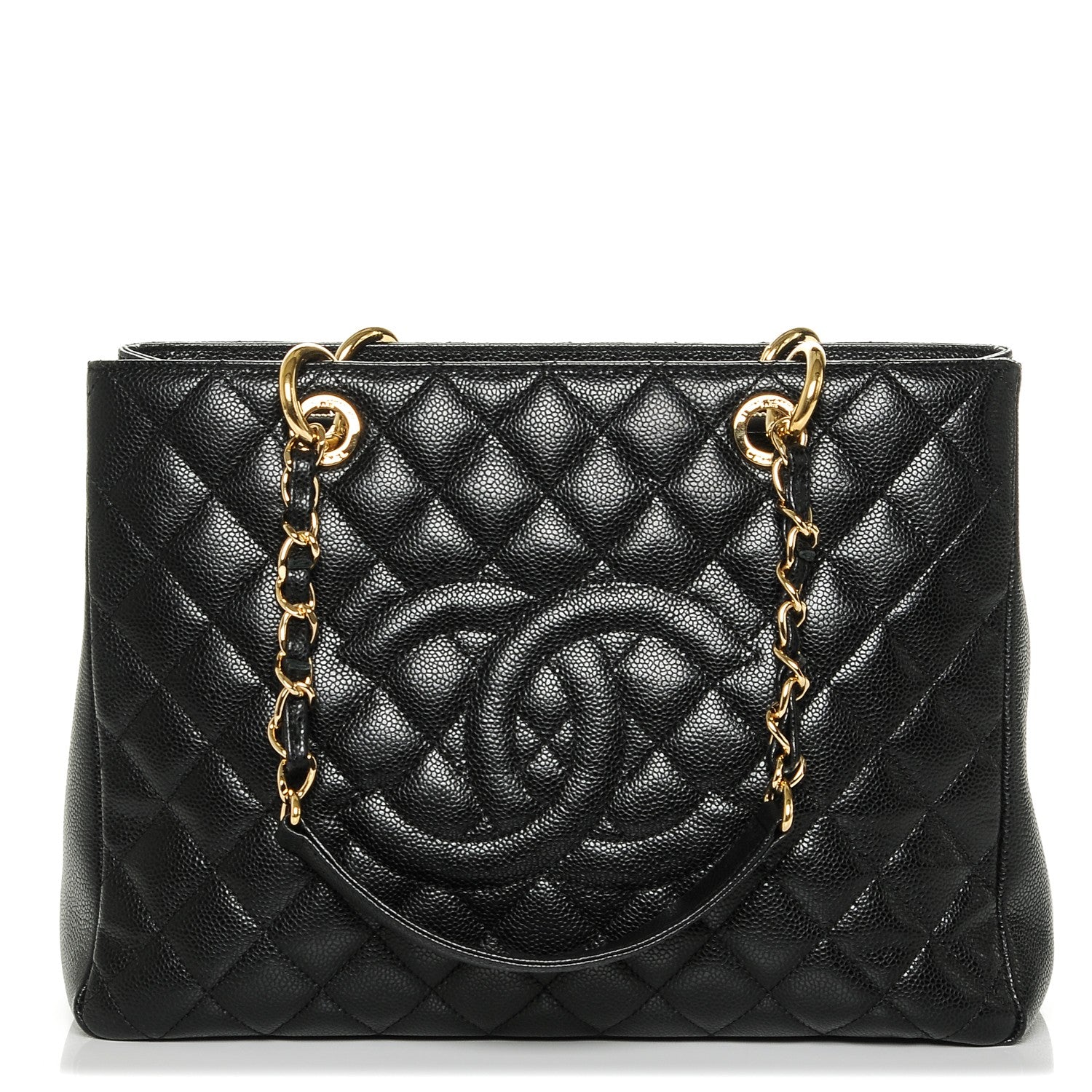 Chanel Caviar Quilted Grand Shopping Tote GST Black 1 of 7