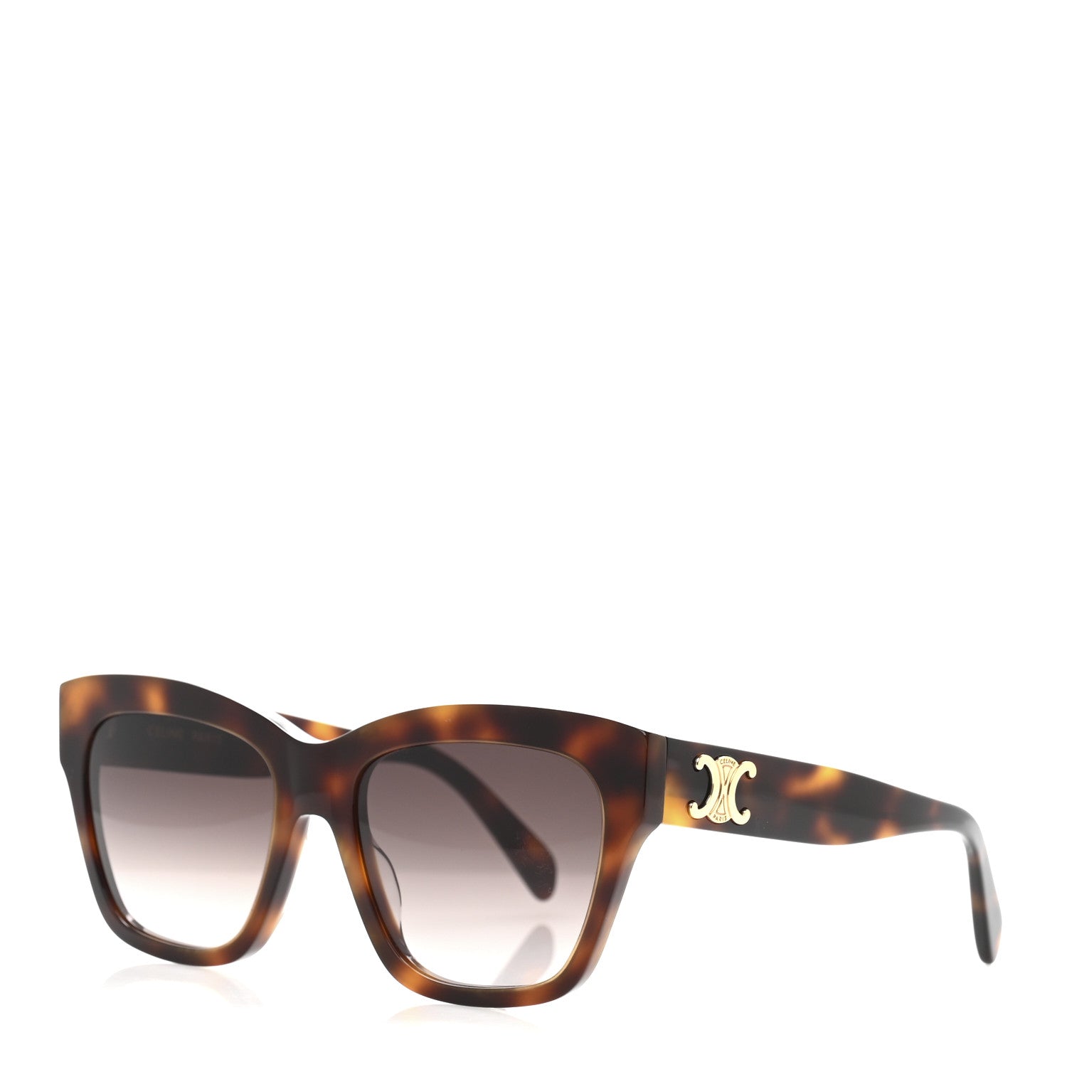 Celine Acetate Triomphe 09 Sunglasses CL40253I Classic Havana 1 of 9