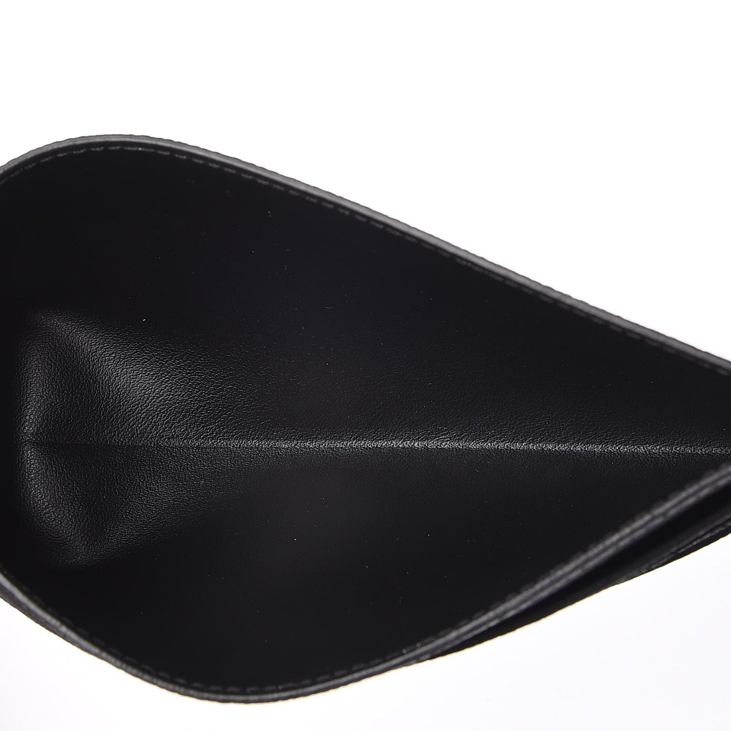 Calfskin Felicie Chain Wallet Card Holder Insert Black