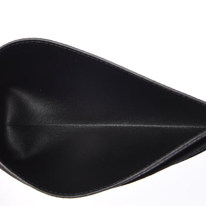 Louis Vuitton Calfskin Felicie Chain Wallet Card Holder Insert Black 5 of 6