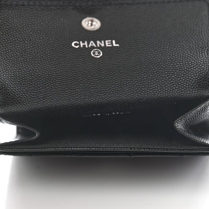 Chanel Caviar Quilted Boy Flap Card Holder Black 5 of 8