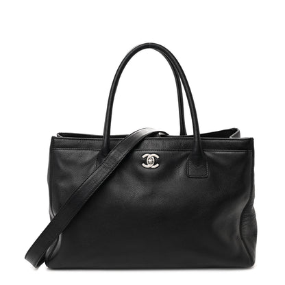 Chanel Calfskin Cerf Executive Shopper Tote Black 1 of 12
