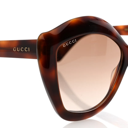 Gucci Cat Eye GG0117S Sunglasses Tortoise 7 of 8
