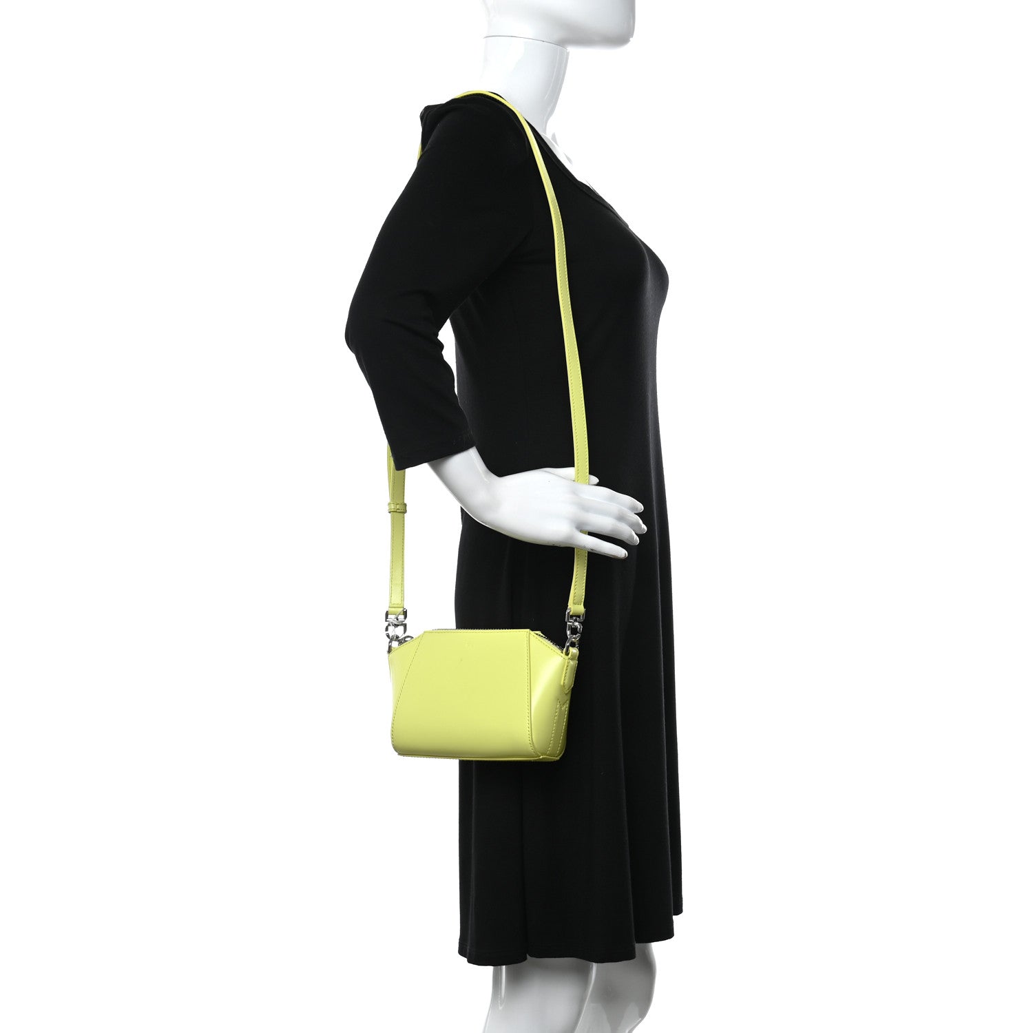 Givenchy Smooth Calfskin Nano Antigona Acid Yellow 2 of 10