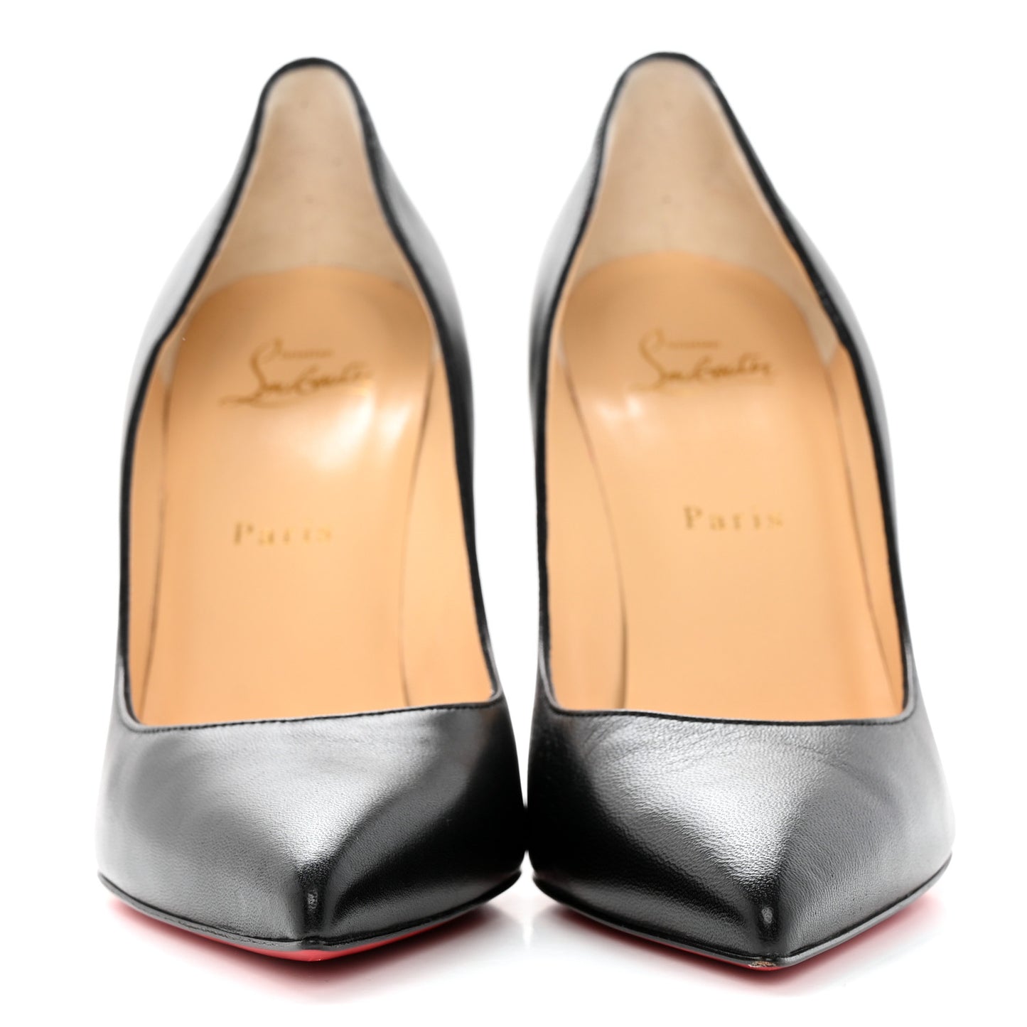 Shiny Nappa Pigalle Follies 100 Pumps 38.5 Black