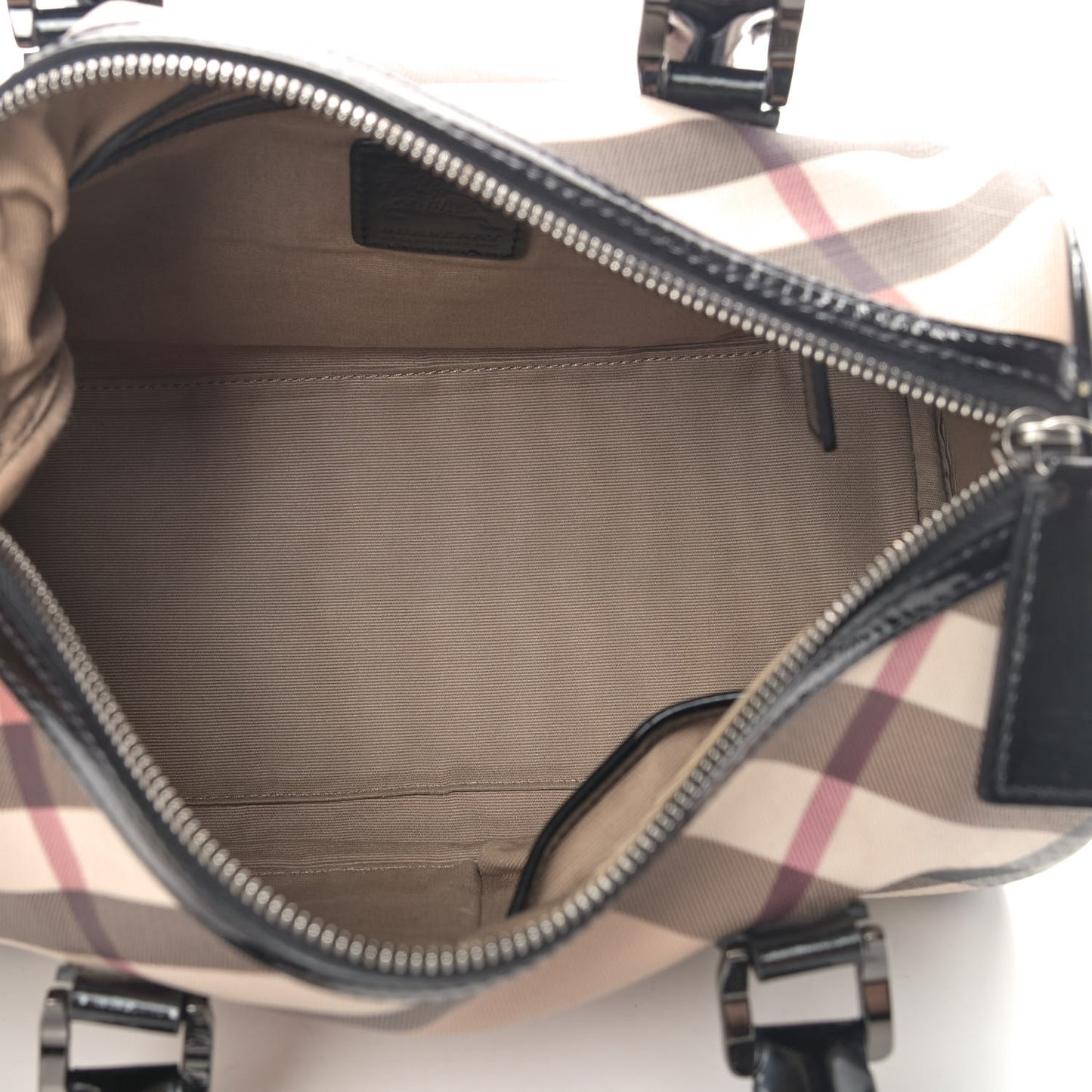 Nova Check Small Chester Bowling Bag Black