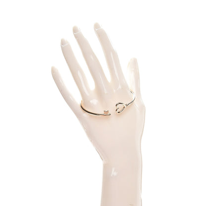 Tiffany 18K Rose Gold Wire Heart Bracelet 2 of 3