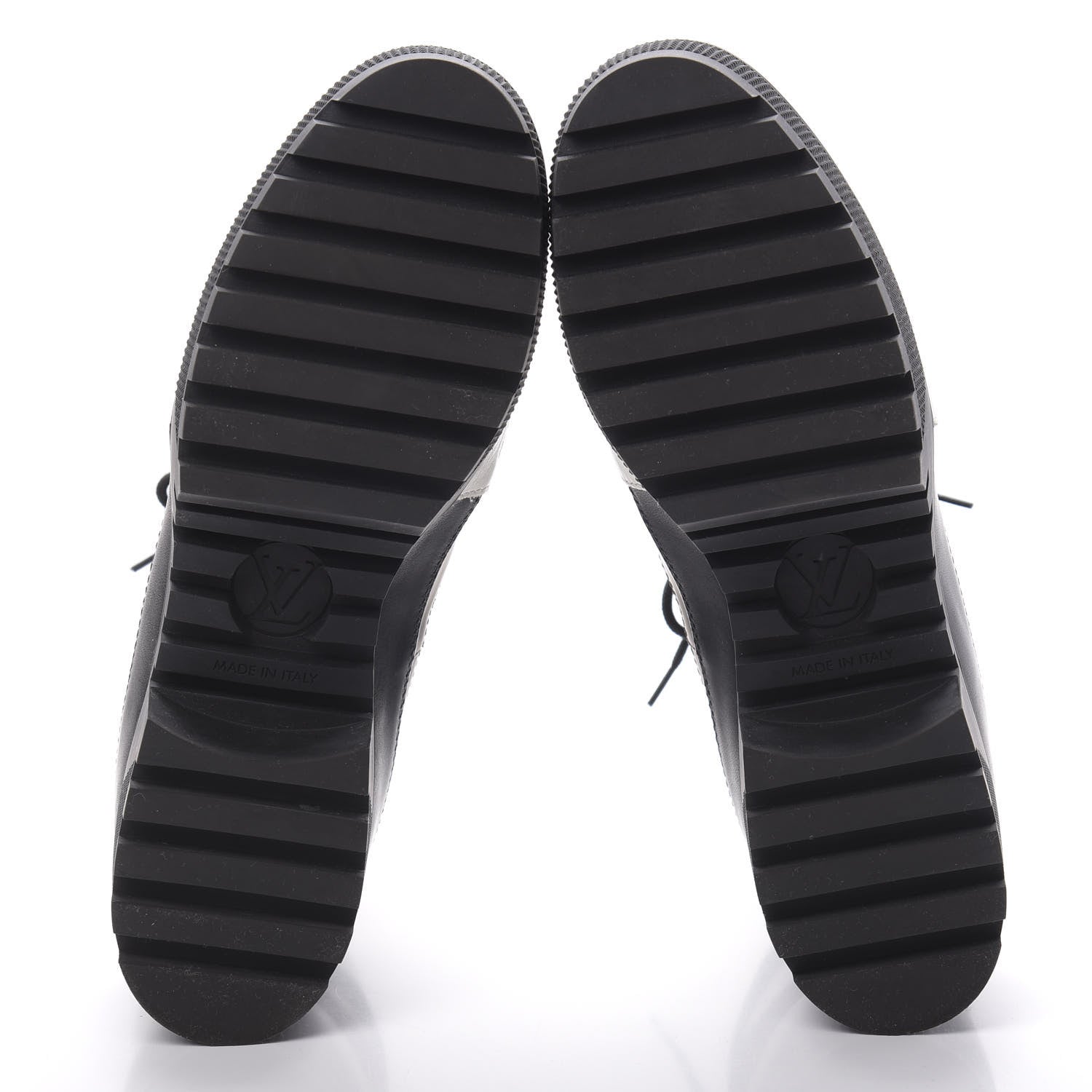 Louis Vuitton Calfskin Technical Nylon Laureate Platform Desert Boot 41 Black White 5 of 6