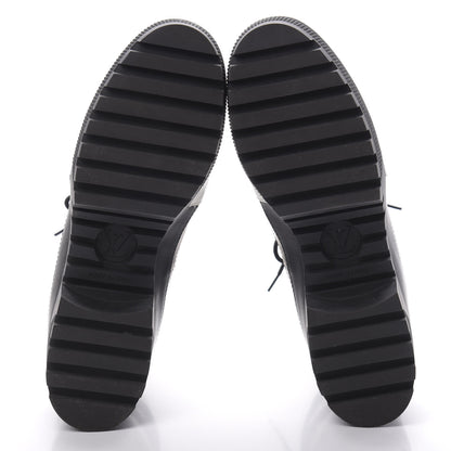 Louis Vuitton Calfskin Technical Nylon Laureate Platform Desert Boot 41 Black White 5 of 6