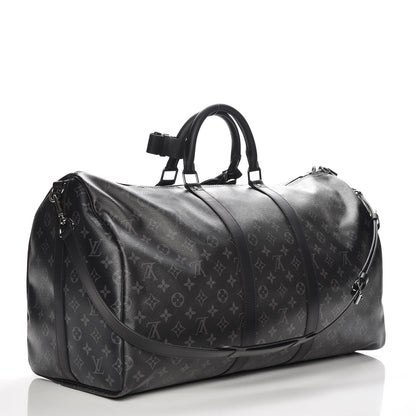 Louis Vuitton Monogram Eclipse Keepall Bandouliere 55 3 of 8