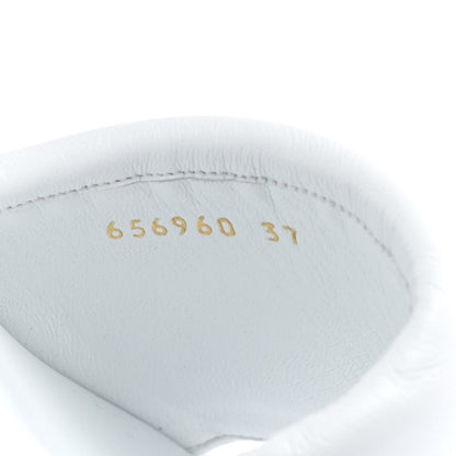 Balenciaga Smooth Nappa Logo Rise Platform Sandals 37 White Black 8 of 8