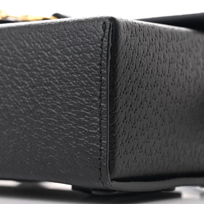 Gucci Calfskin Horsebit 1955 Shoulder Bag Black 10 of 11