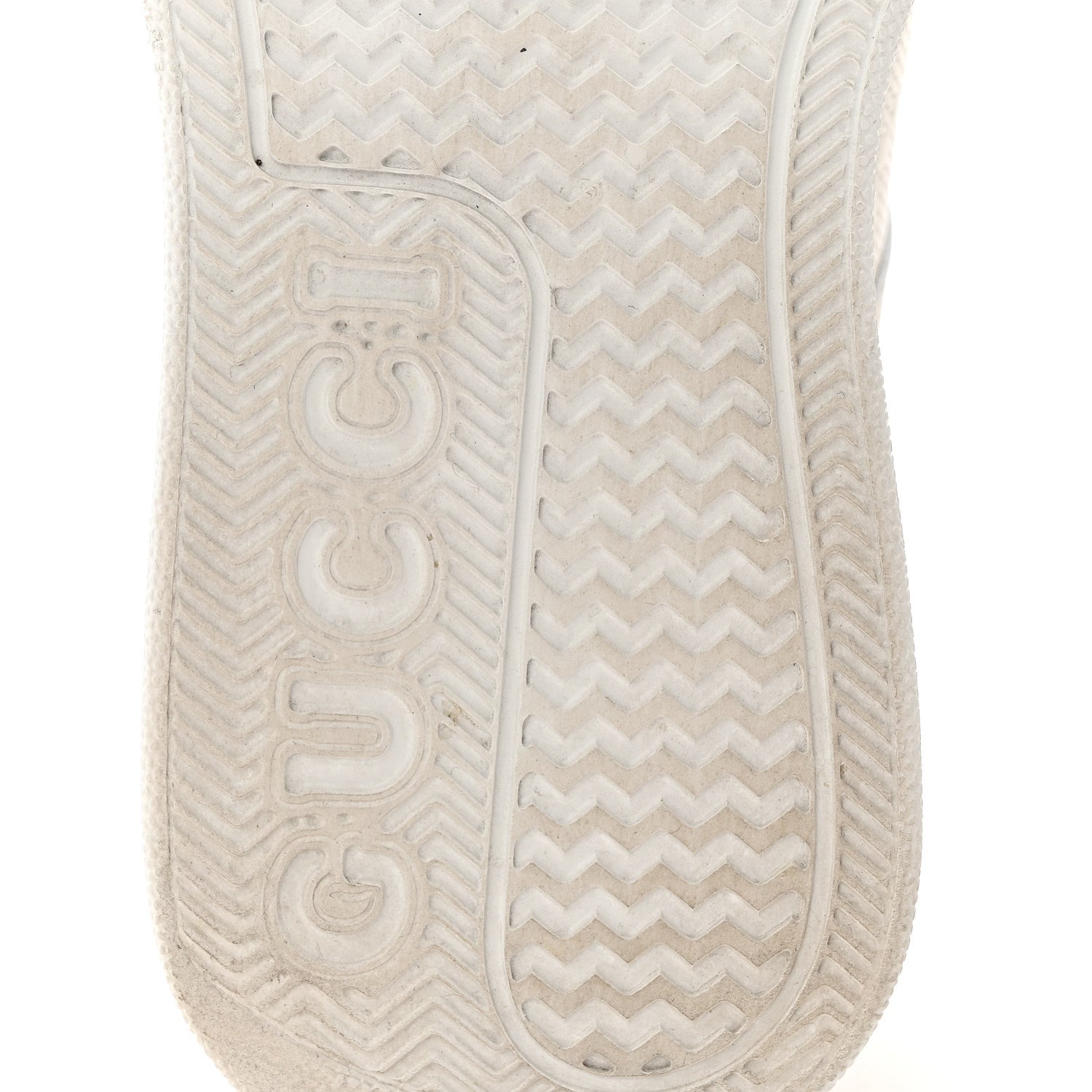 Gucci Calfskin GG Tennis Embossed Perforated Womens Platform 55mm Sneakers 39 Great White 7 of 9