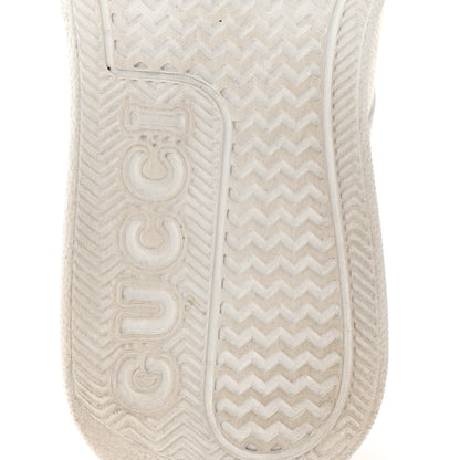 Gucci Calfskin GG Tennis Embossed Perforated Womens Platform 55mm Sneakers 39 Great White 7 of 9