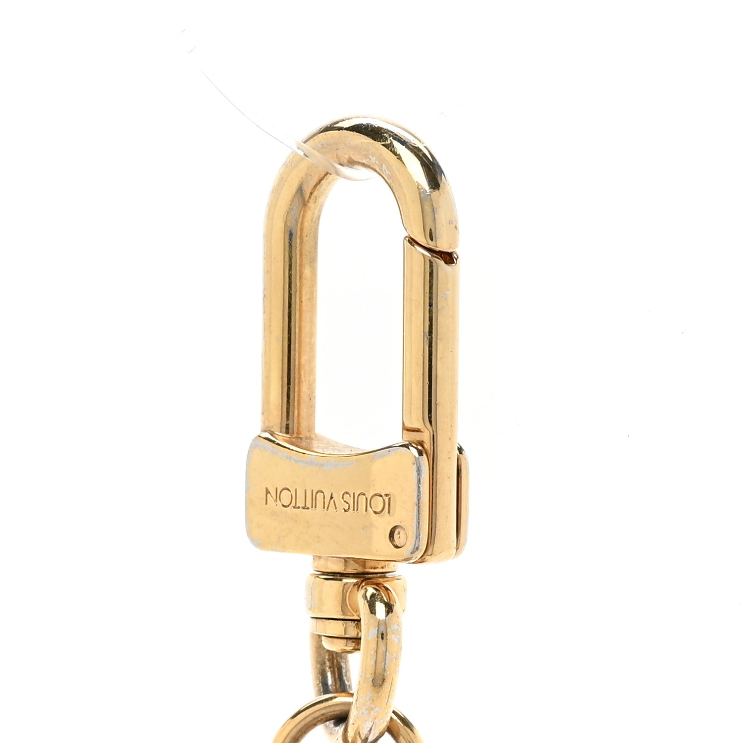 Louis Vuitton Resin Wood Vivienne Bag Charm Pink 3 of 5