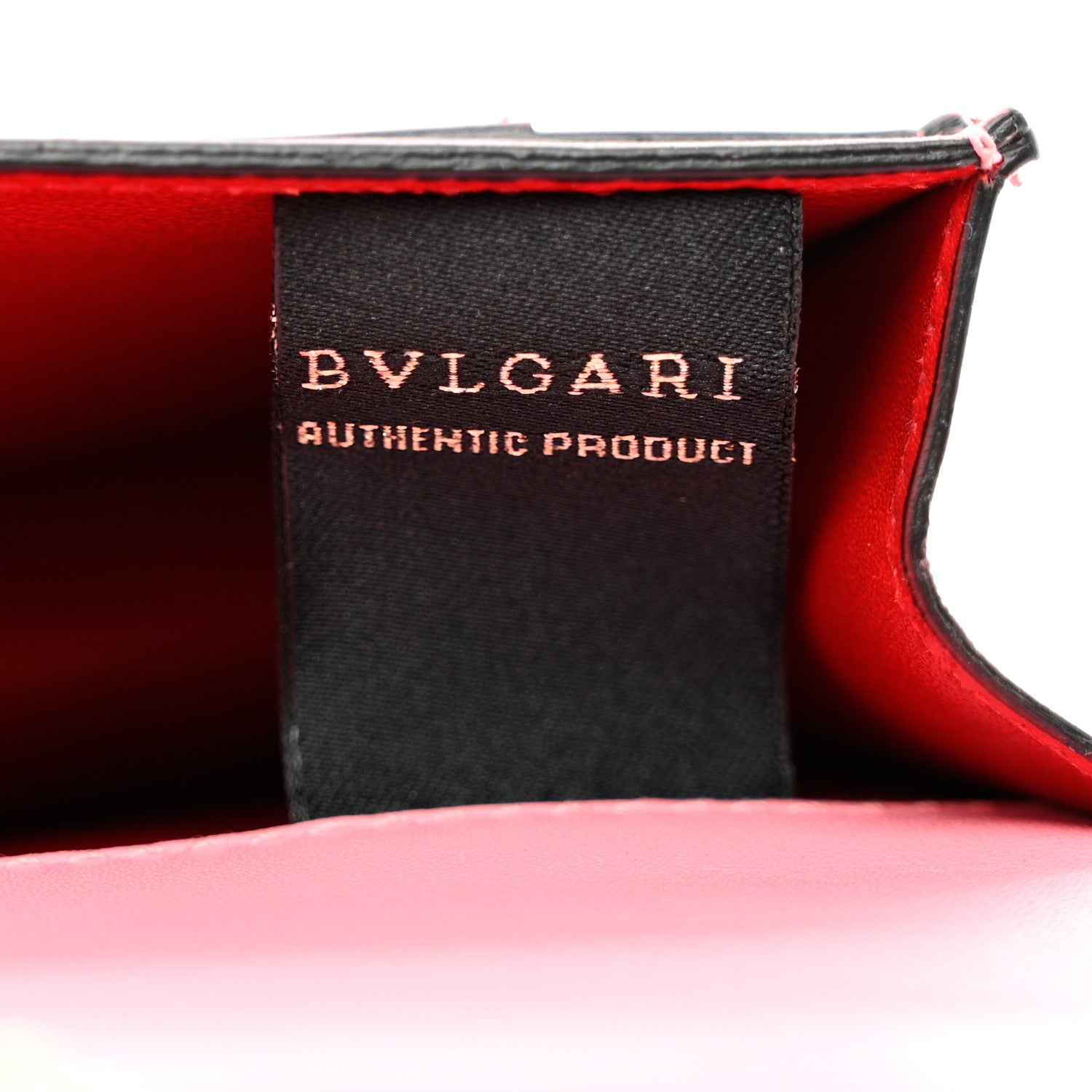 Bulgari Calfskin Serpenti Forever Purse Card Holder Pink 7 of 9