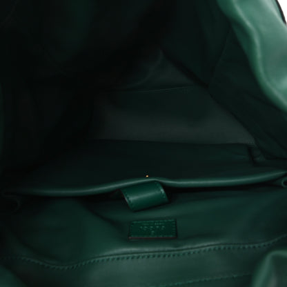 Gucci GG Supreme Monogram Snakeskin Ophidia Double Buckle Backpack Brown Green 5 of 10