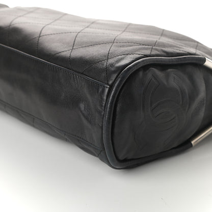 Chanel Lambskin Stitched Medium Ultimate Soft Tote Black 10 of 10