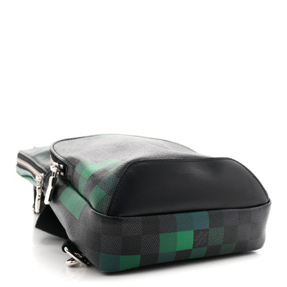 Louis Vuitton Damier Graphite Pixel Avenue Sling Backpack Vert 6 of 19