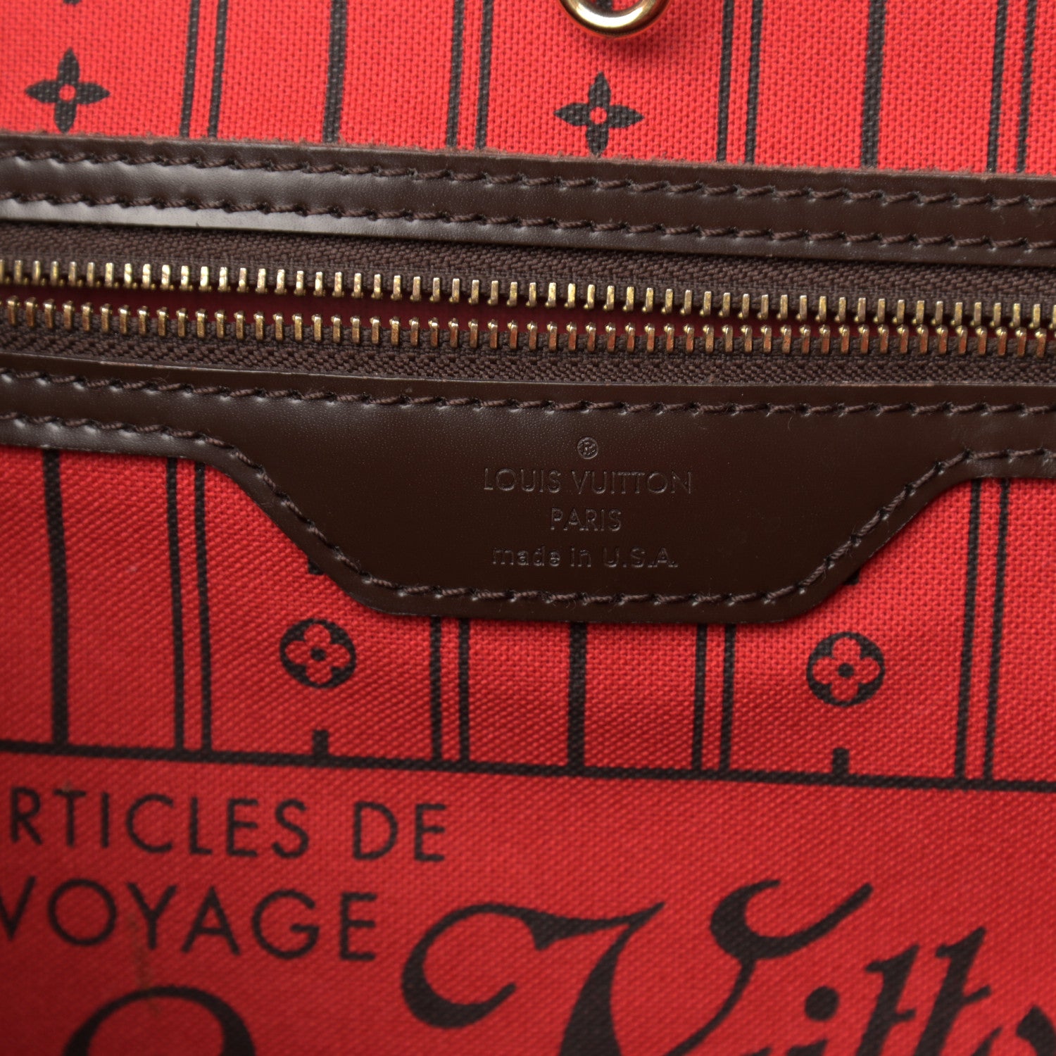 Louis Vuitton Damier Ebene Neverfull GM 6 of 12
