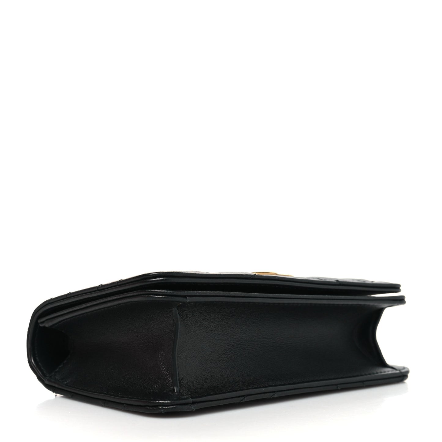 Calfskin Matelasse GG Marmont Mini Bag Black