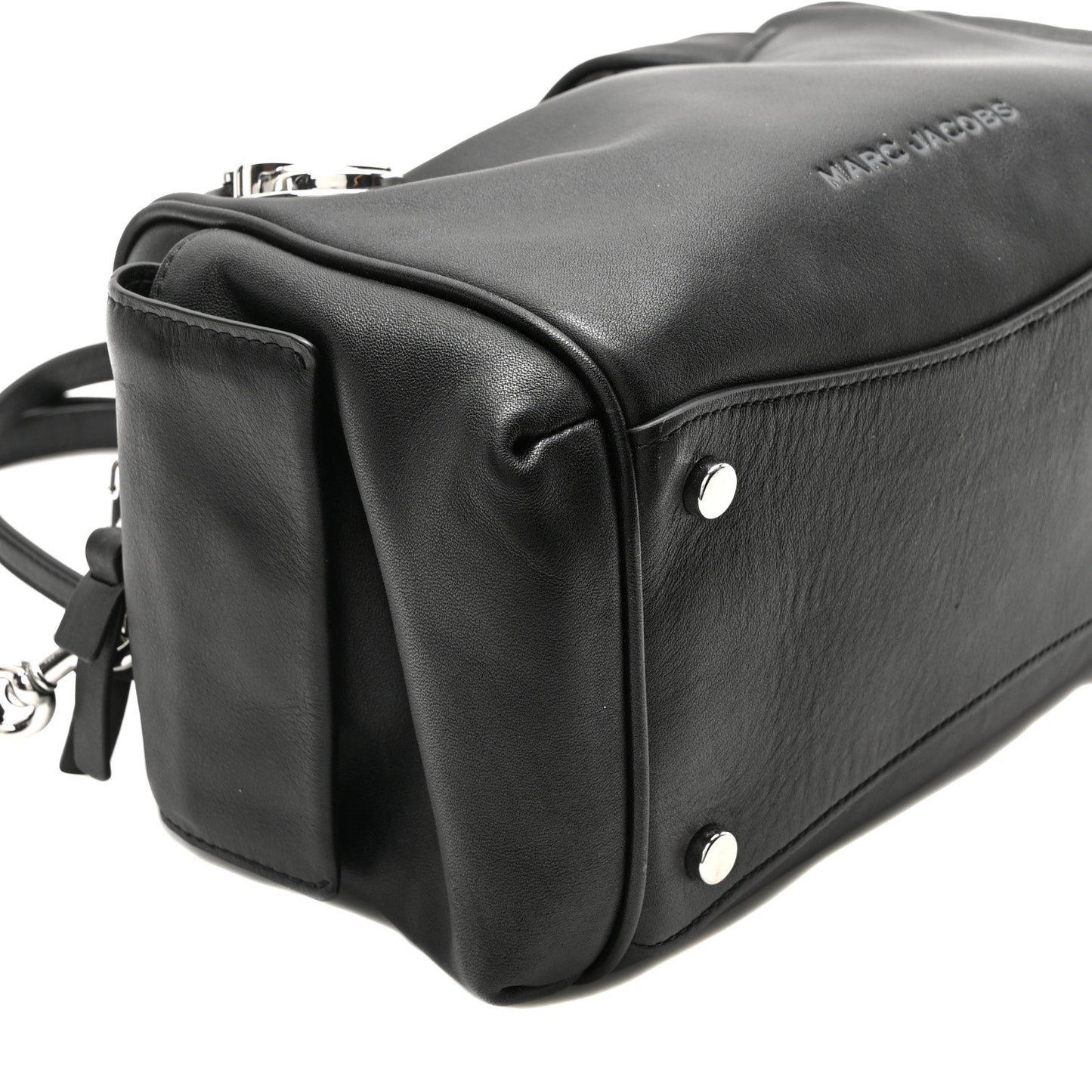 Mini Pushlock Satchel Black