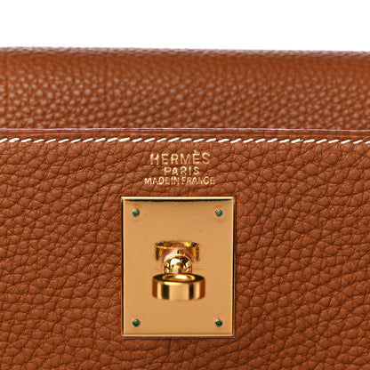 Hermes Togo Kelly Retourne 32 Gold 6 of 13