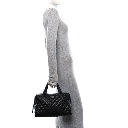 Chanel Caviar Quilted Bowler Black 2 of 11