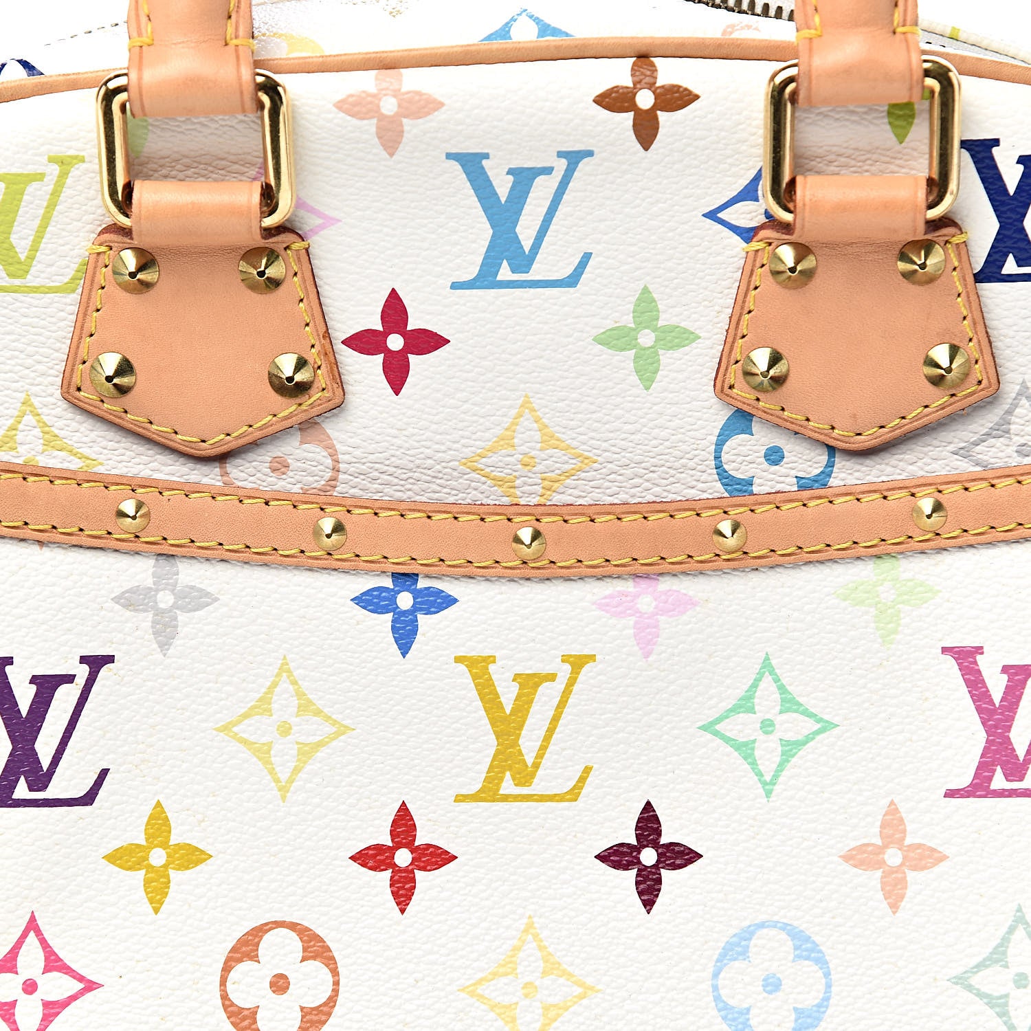 Louis Vuitton Monogram Multicolor Trouville White 9 of 9