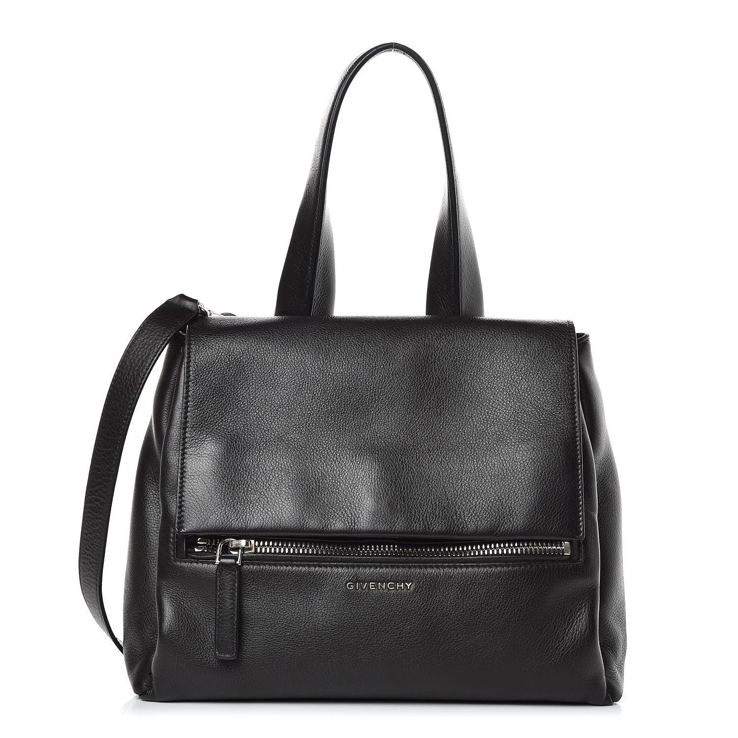 Givenchy Calfskin Small Pandora Pure Flap Bag Black 1 of 13