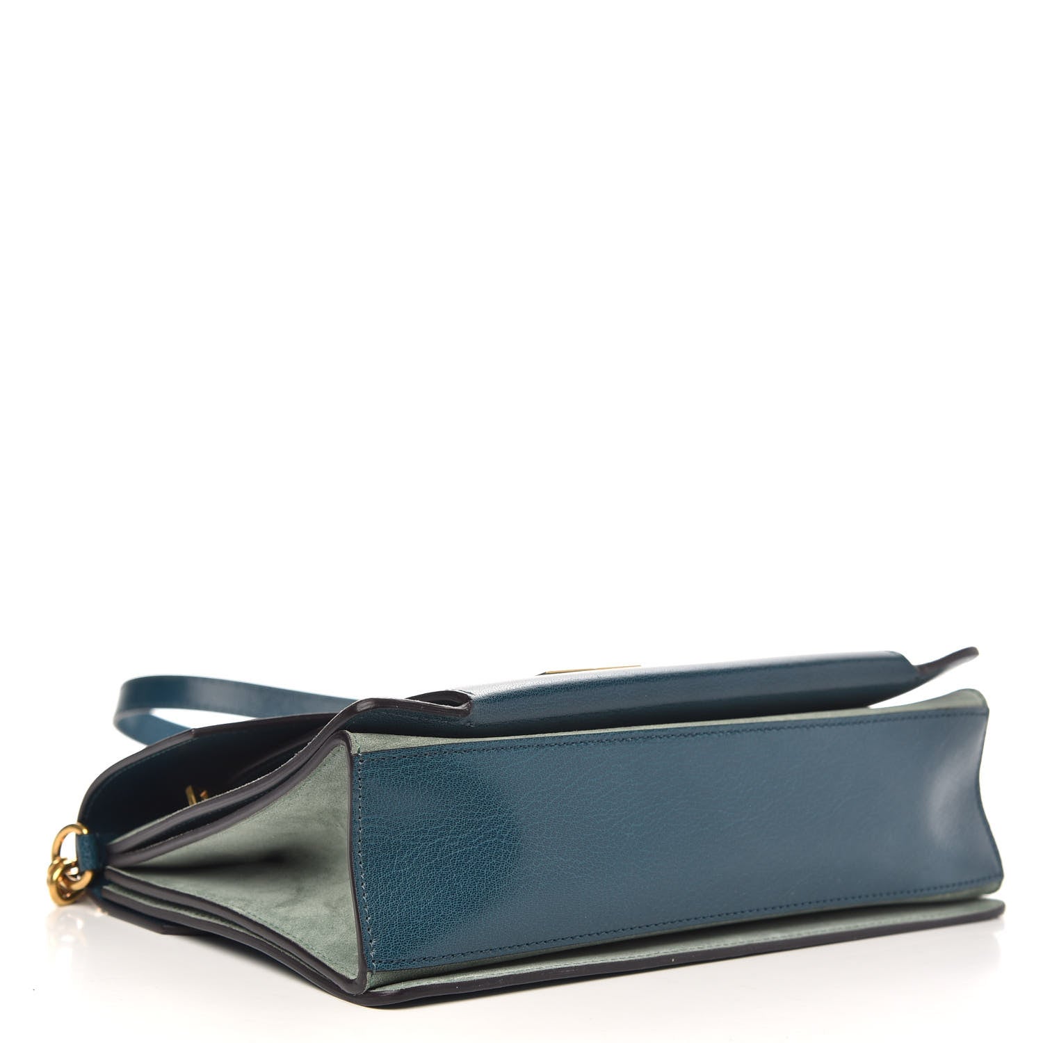 Givenchy Goatskin Medium GV3 Shoulder Bag Blue Pistachio 4 of 9
