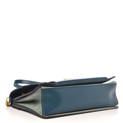 Givenchy Goatskin Medium GV3 Shoulder Bag Blue Pistachio 4 of 9