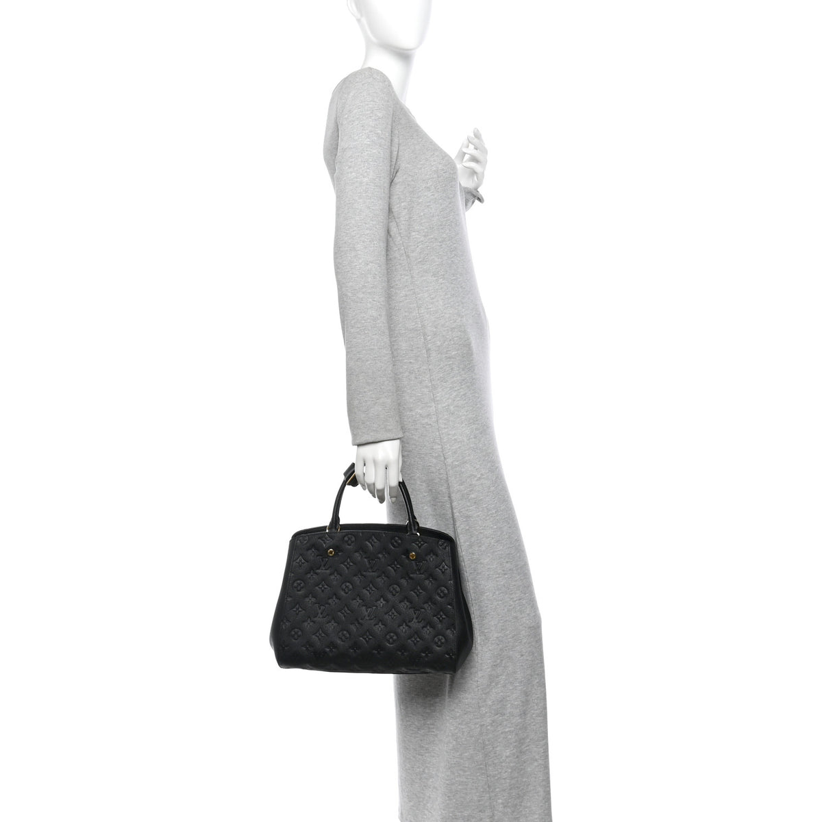 Louis Vuitton Empreinte Montaigne MM Black 2 of 10
