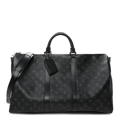 Louis Vuitton Monogram Eclipse Keepall Bandouliere 50 1 of 8