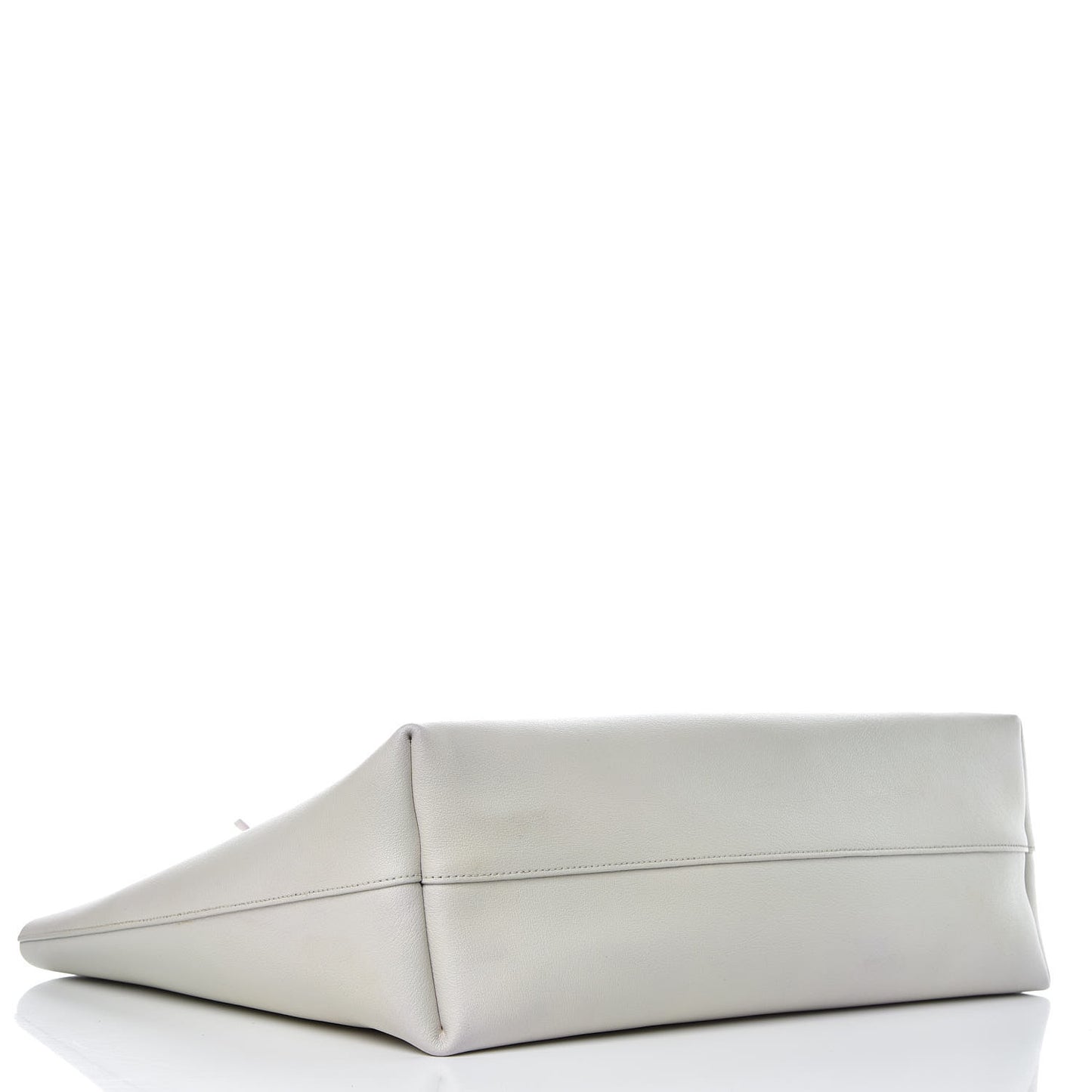 Calfskin Large Shopping Tote Porcellana